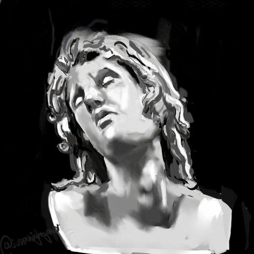 Statue Alexander study